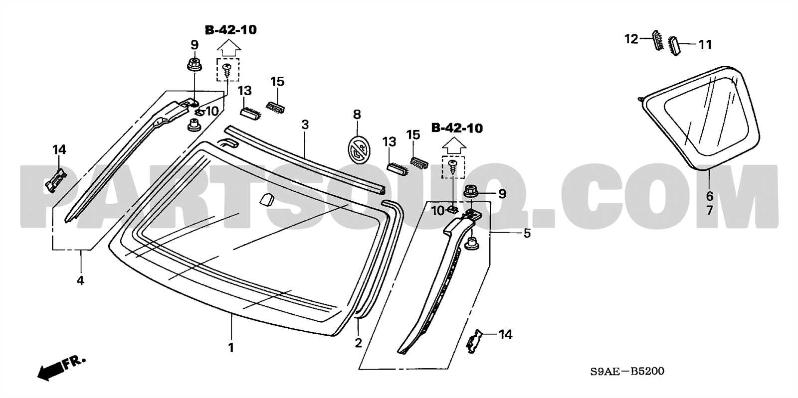 honda cr v parts diagram