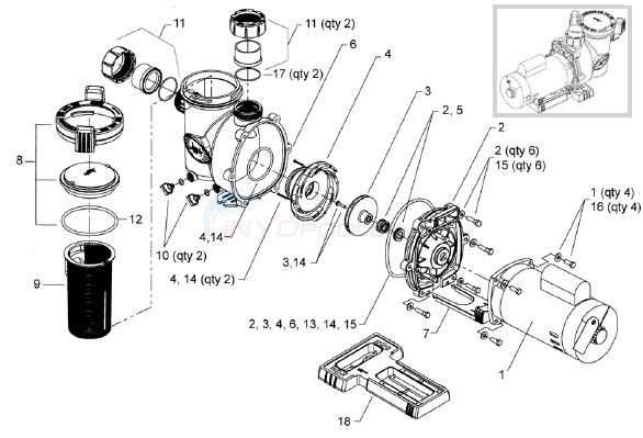 high flo gold series pump parts diagram