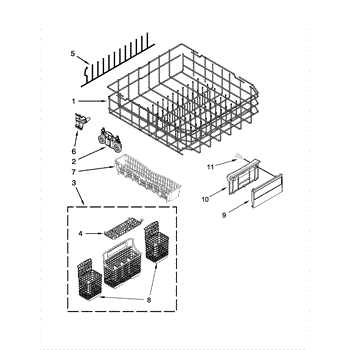 kenmore elite dishwasher 665 parts diagram