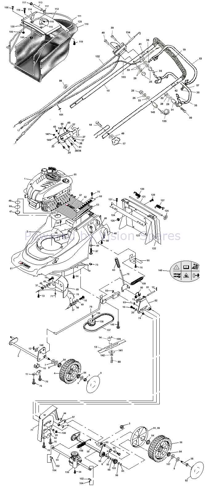 m4 parts diagram