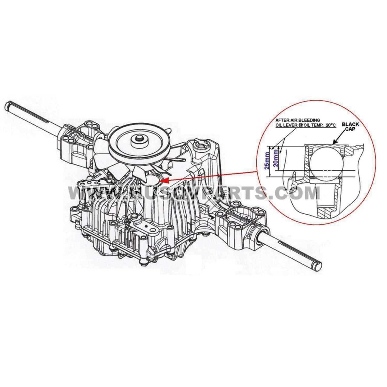 husqvarna yth18542 parts diagram