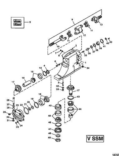 mercruiser alpha one gen 1 parts diagram