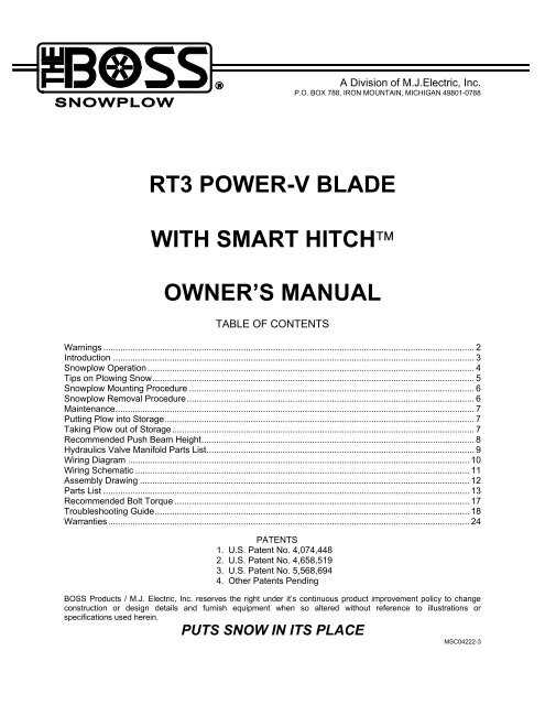 boss plow parts diagram