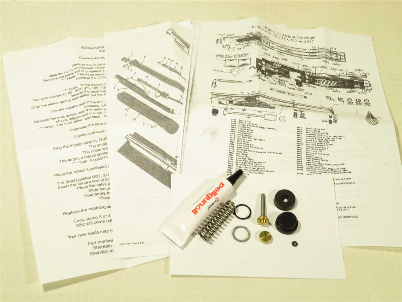 repair manual daisy bb gun parts diagram