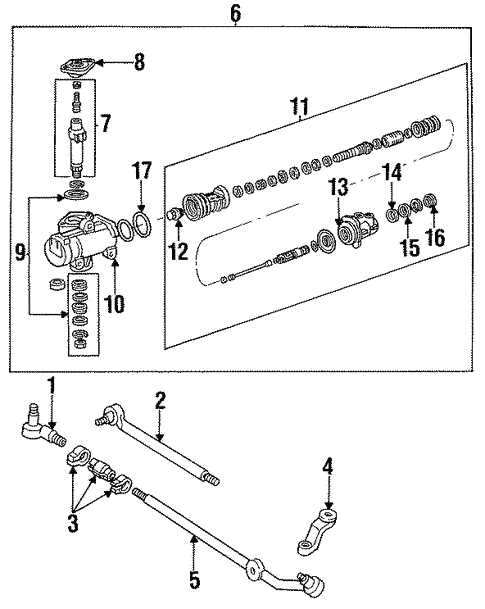 front end f250 steering parts diagram