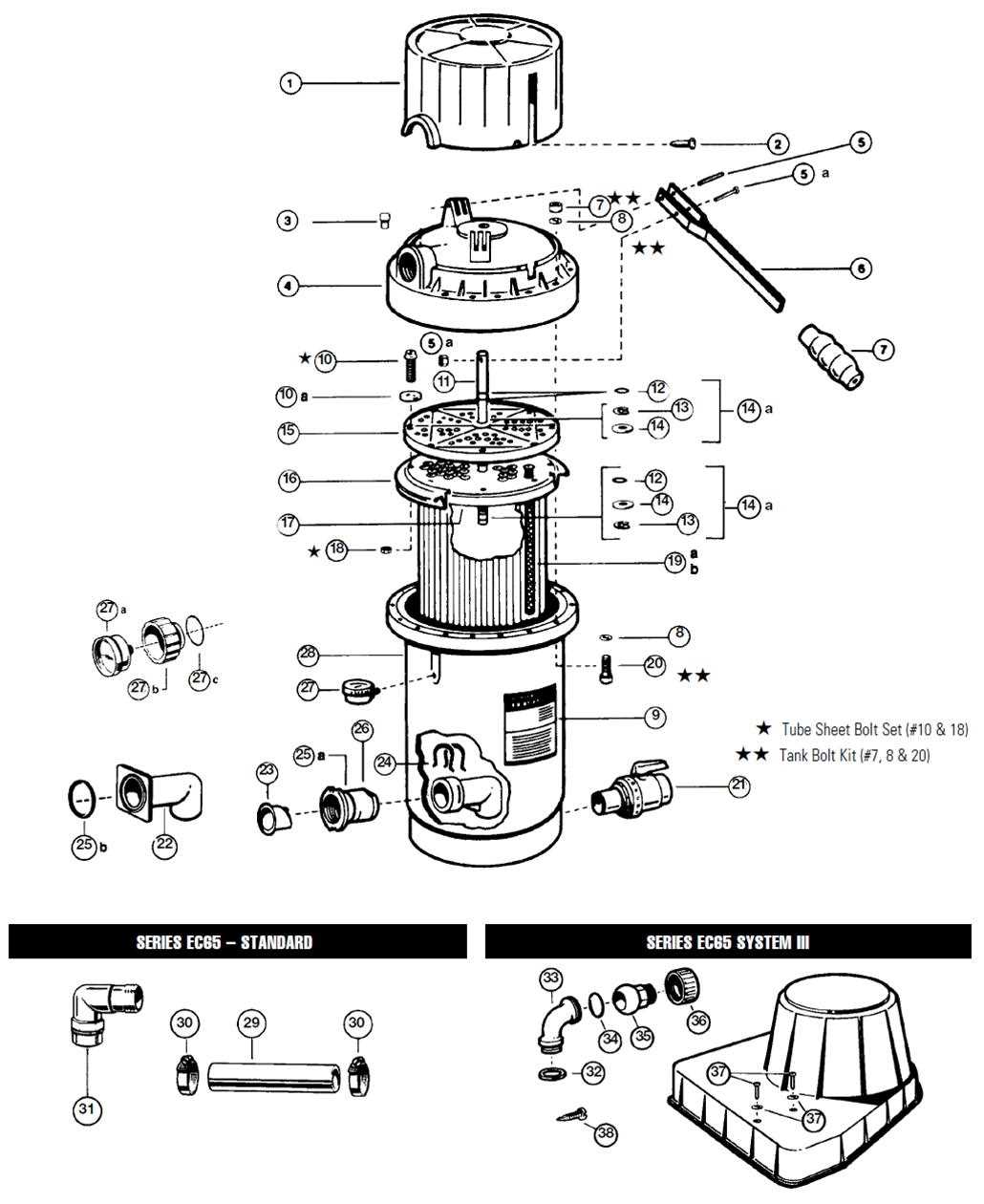 sand filter parts diagram