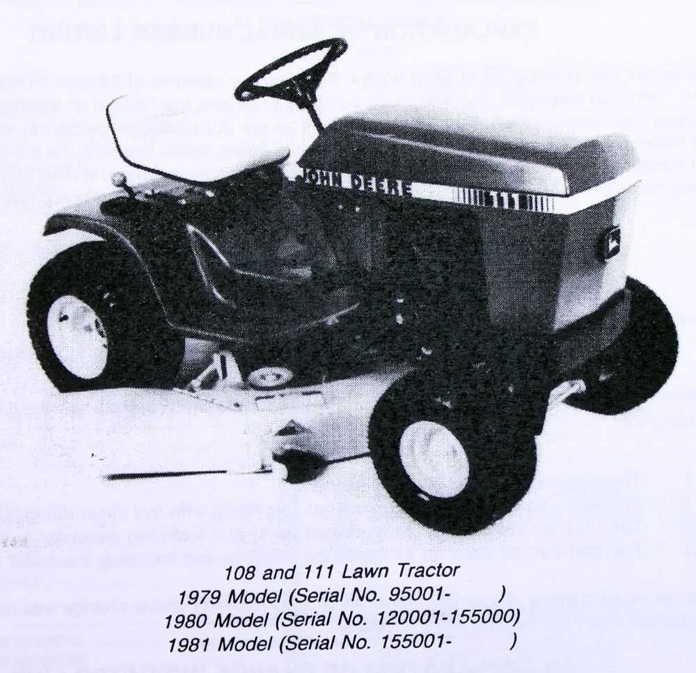 john deere 111 mower deck parts diagram