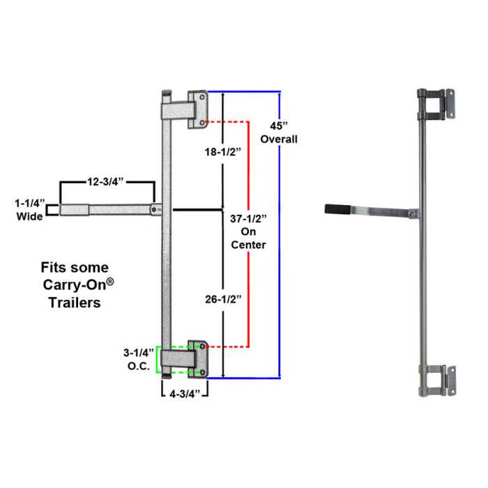 enclosed trailer parts diagram