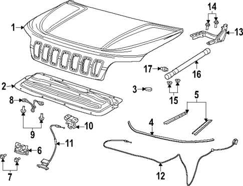 2016 jeep cherokee parts diagram