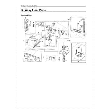 replacement samsung dishwasher parts diagram