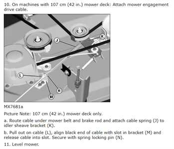 john deere la115 mower deck parts diagram