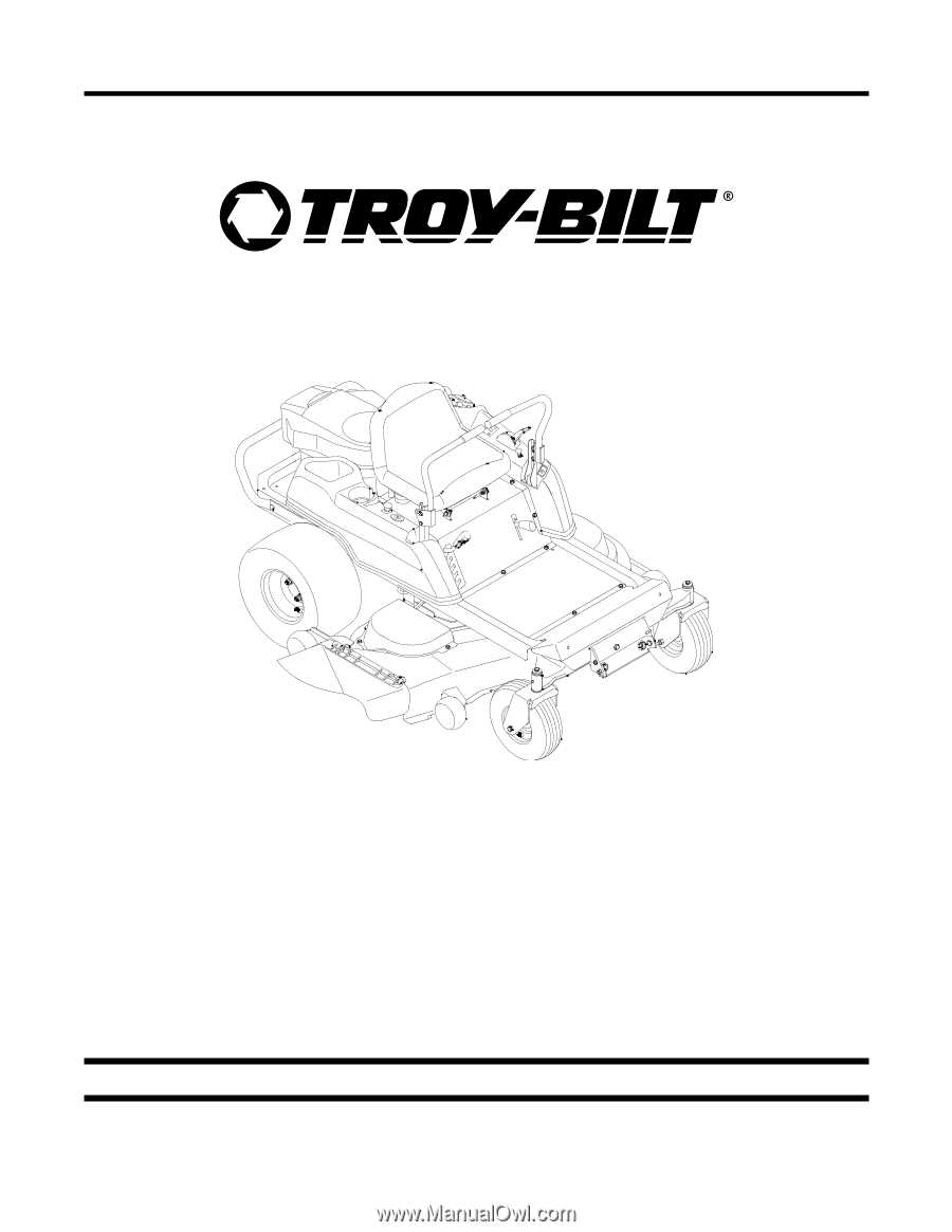 troy bilt mustang 50 parts diagram