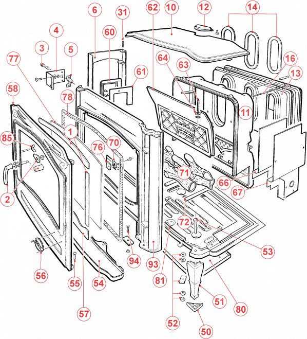 whirlpool stove parts diagram