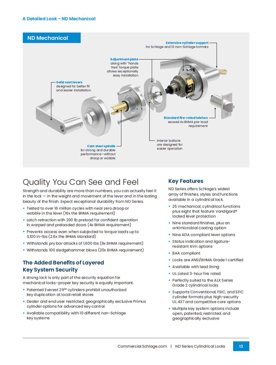 schlage lock parts diagram