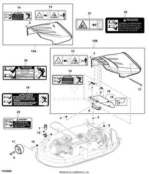 john deere d125 parts diagram