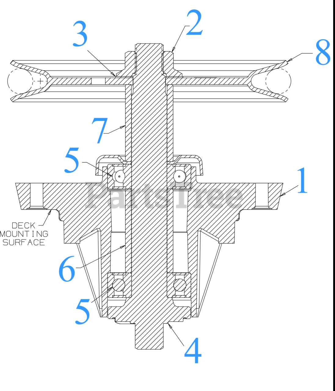 craftsman 42 mower deck parts diagram