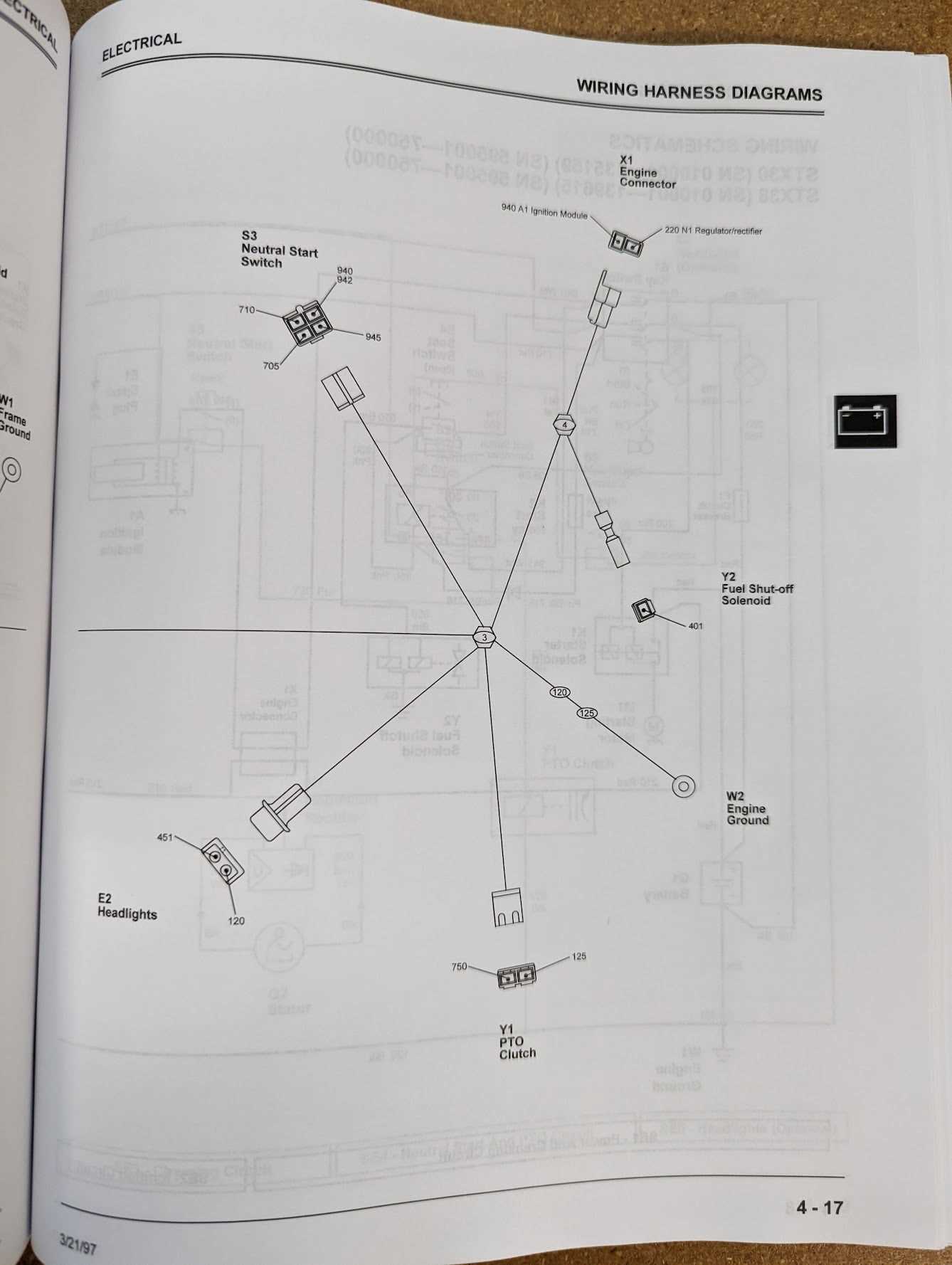 john deere stx46 parts diagram