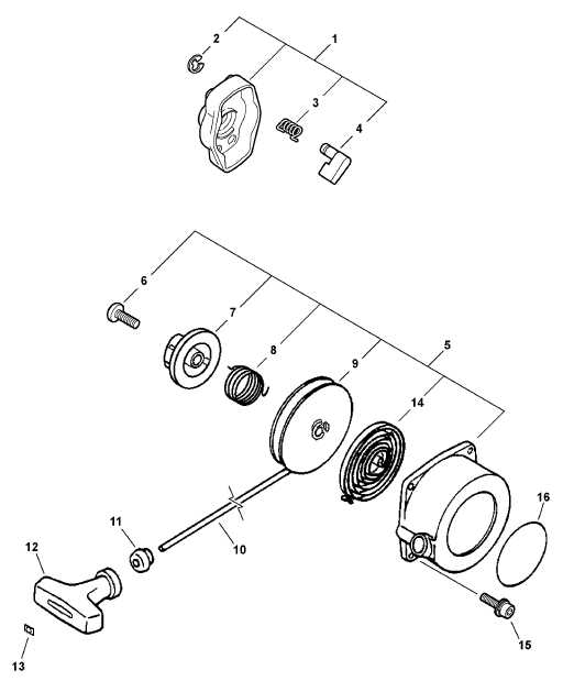 echo string trimmer parts diagram