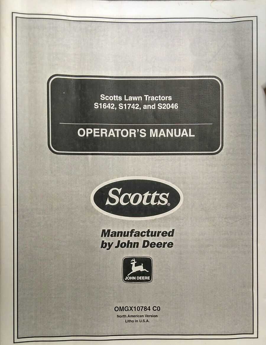 scotts 1642h parts diagram