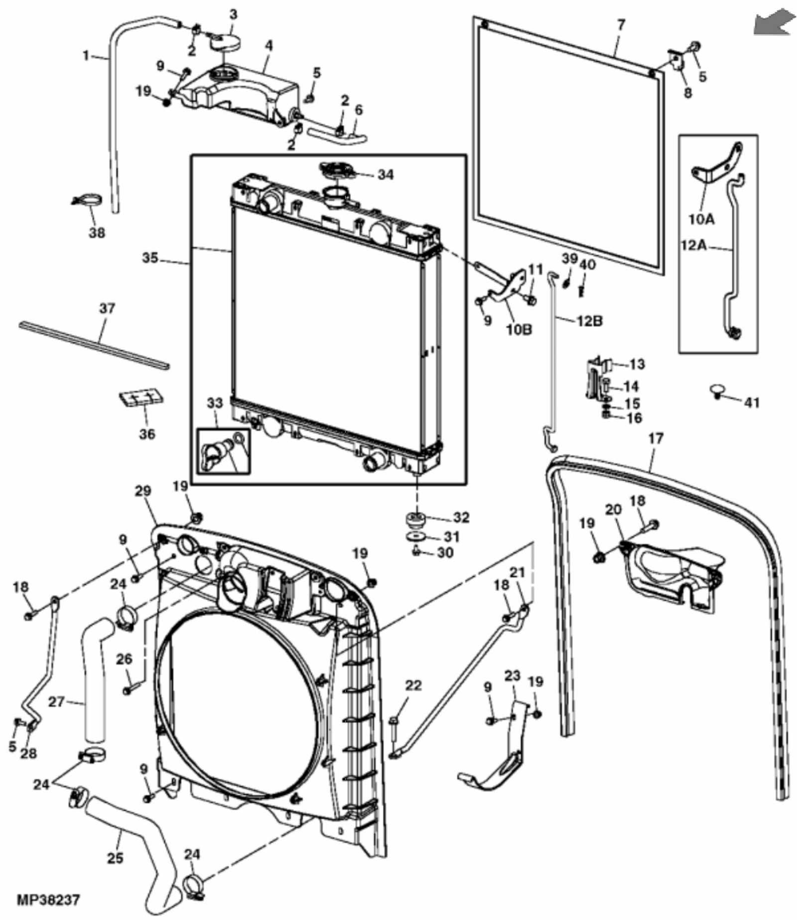 john deere 3520 parts diagram