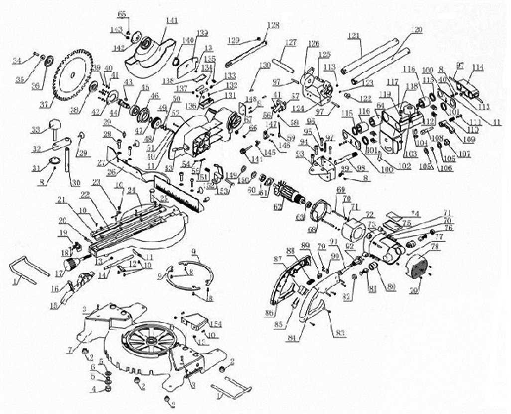 chop saw parts diagram