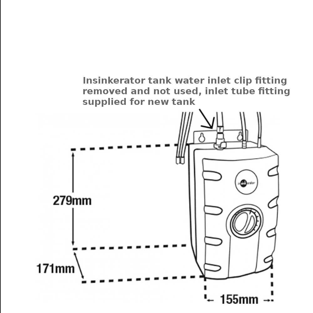 insinkerator hot water dispenser parts diagram