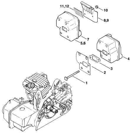 stihl ms 250 chainsaw parts diagram