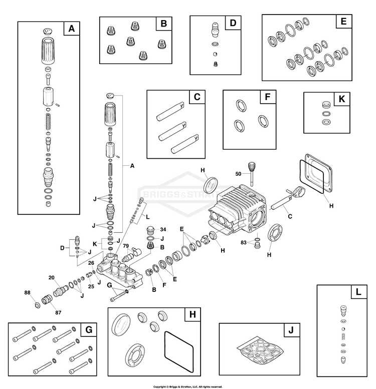 troy bilt 875exi pressure washer parts diagram