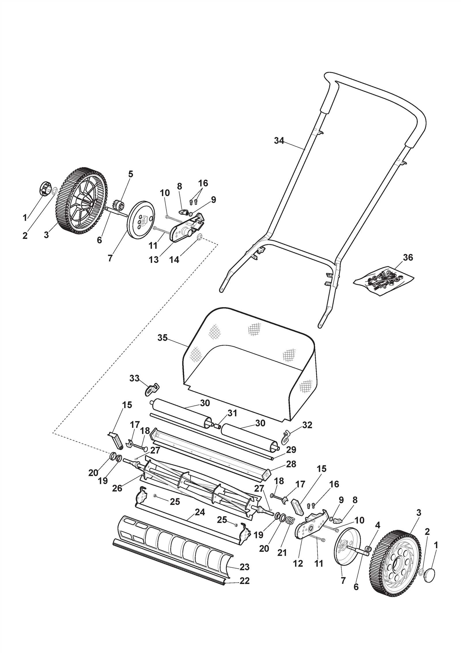 agri fab lawn sweeper parts diagram