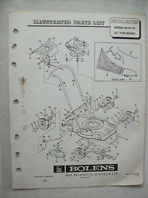 bolens tiller parts diagram