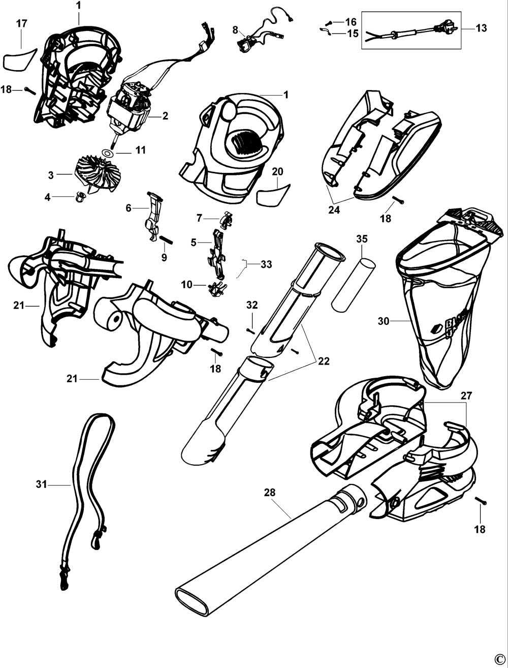 black and decker gh3000 parts diagram