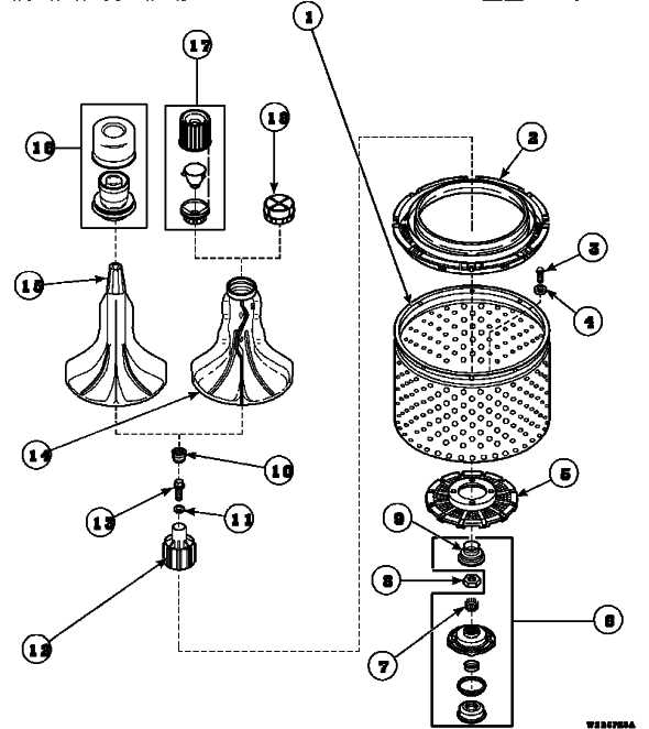 speed queen washer parts diagram