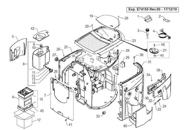 delonghi magnifica parts diagram