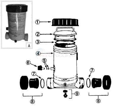 hayward chlorinator parts diagram