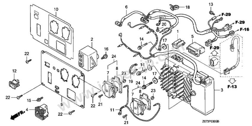 honda eu2000 parts diagram