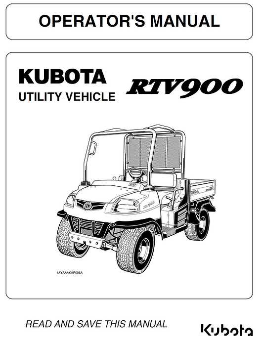 kubota rtv 900 parts diagram