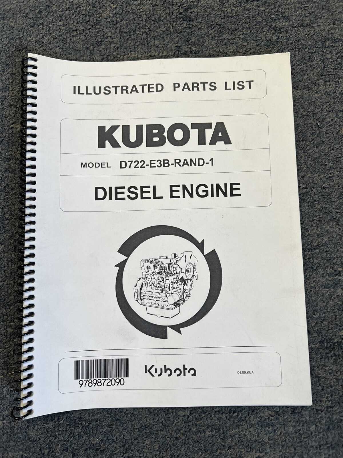 kubota d722 parts diagram