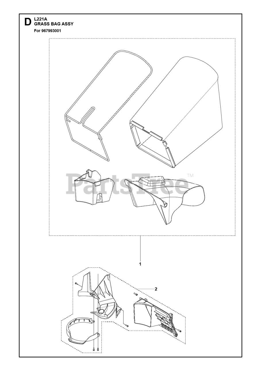 husqvarna l221a parts diagram