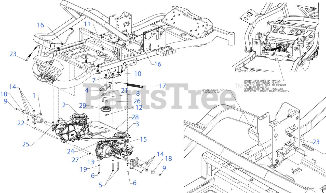 craftsman 54 mower deck parts diagram