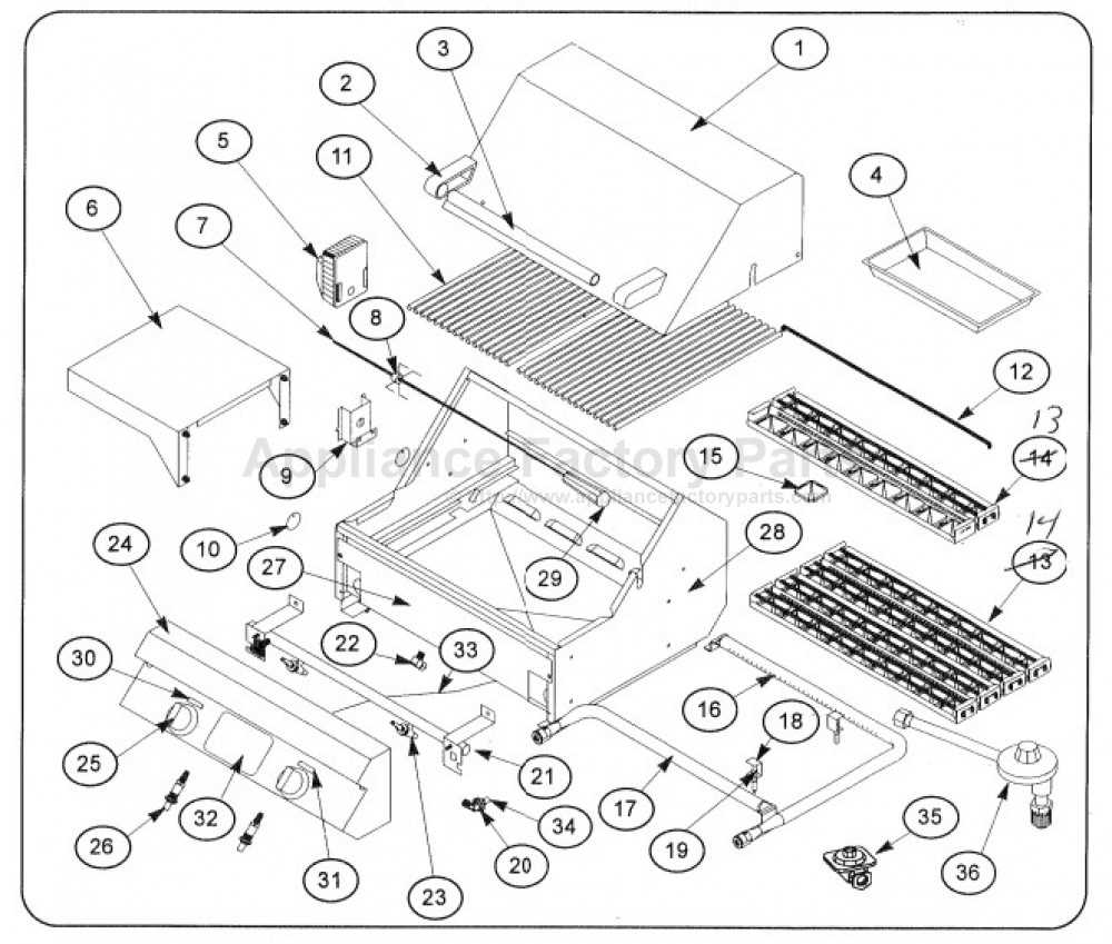 dcs grill parts diagram