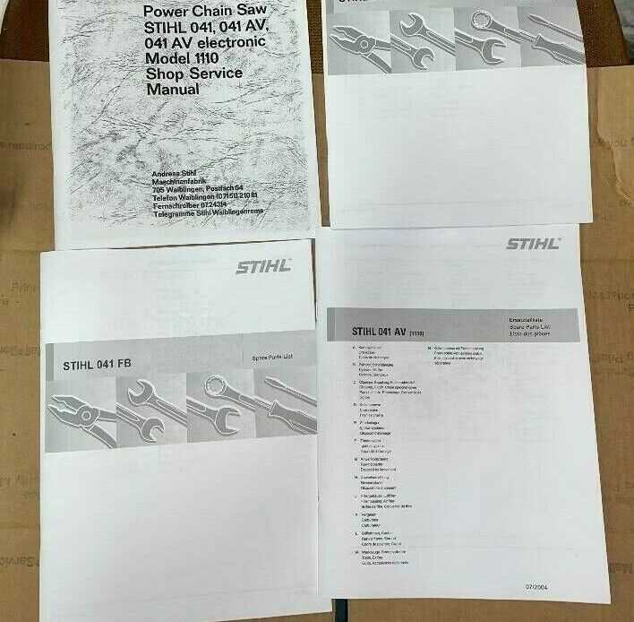 stihl 041av parts diagram