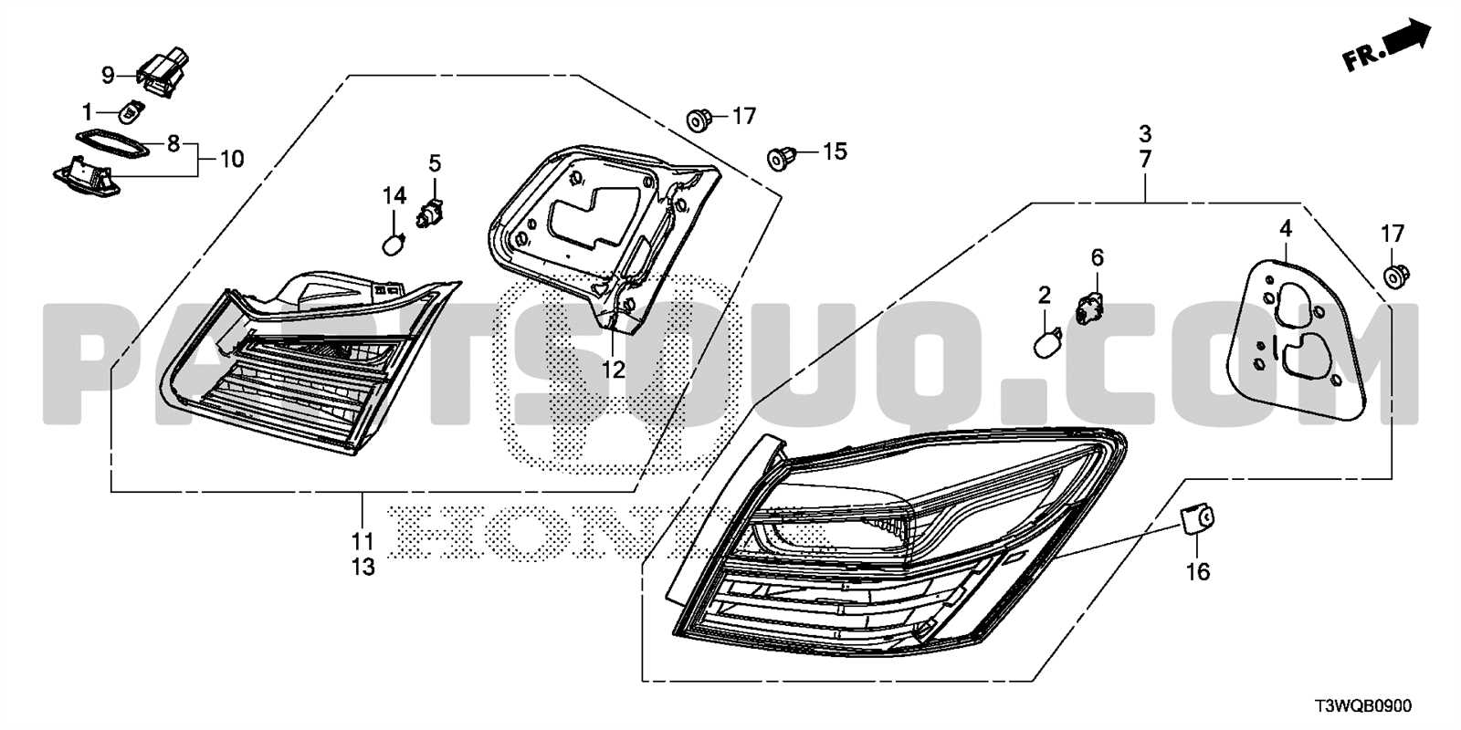 2017 honda accord parts diagram