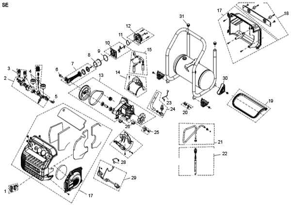 dewalt air compressor parts diagram