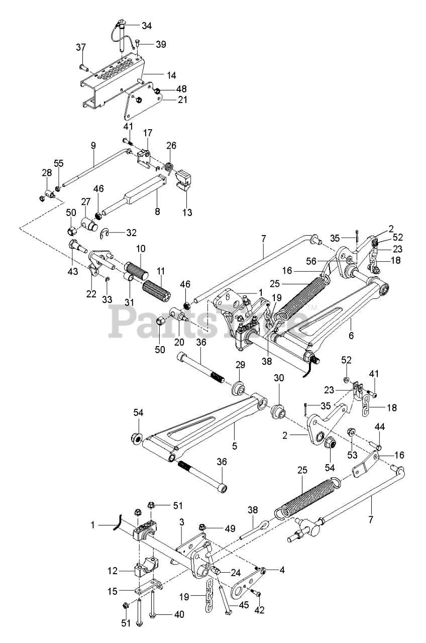 husqvarna 54 inch deck parts diagram