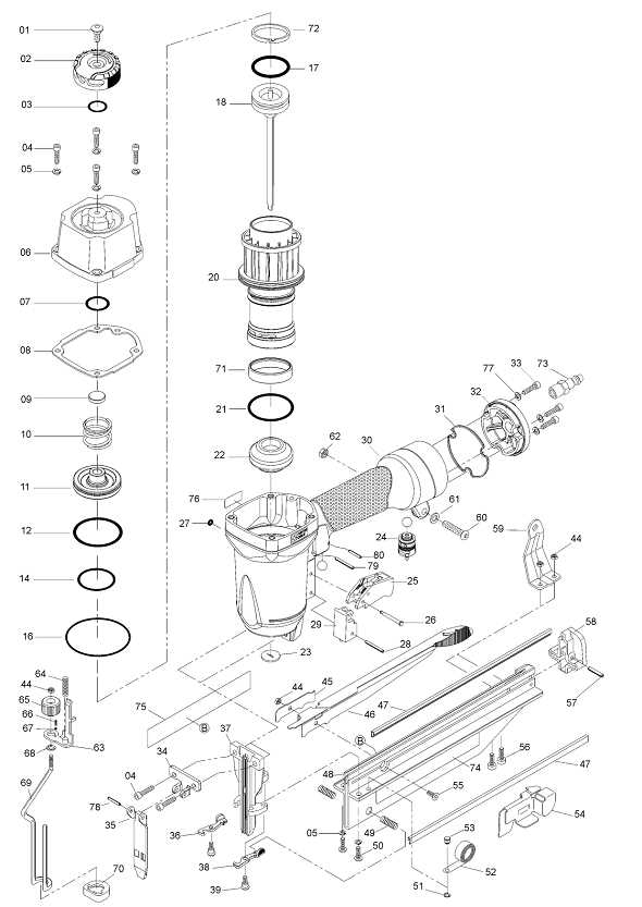 porter cable parts diagram