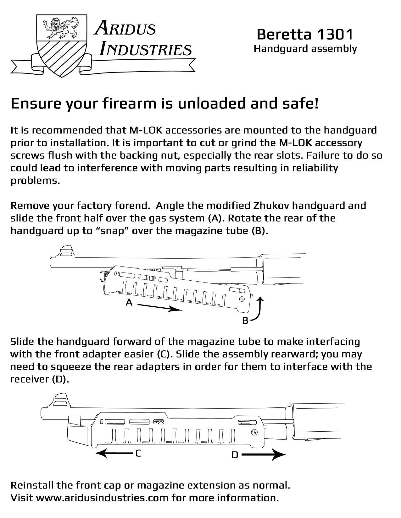 beretta 1301 parts diagram