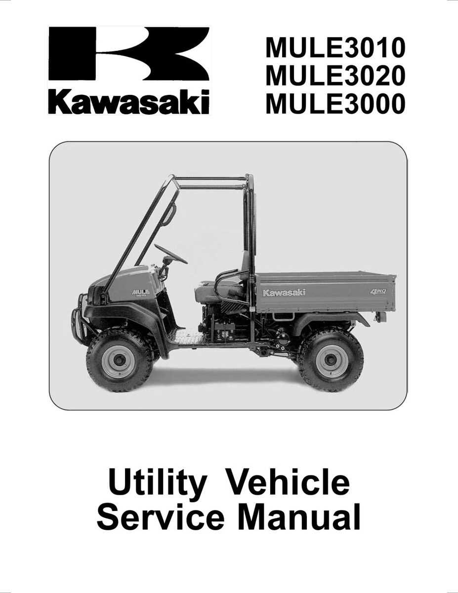 kawasaki mule 3010 parts diagram