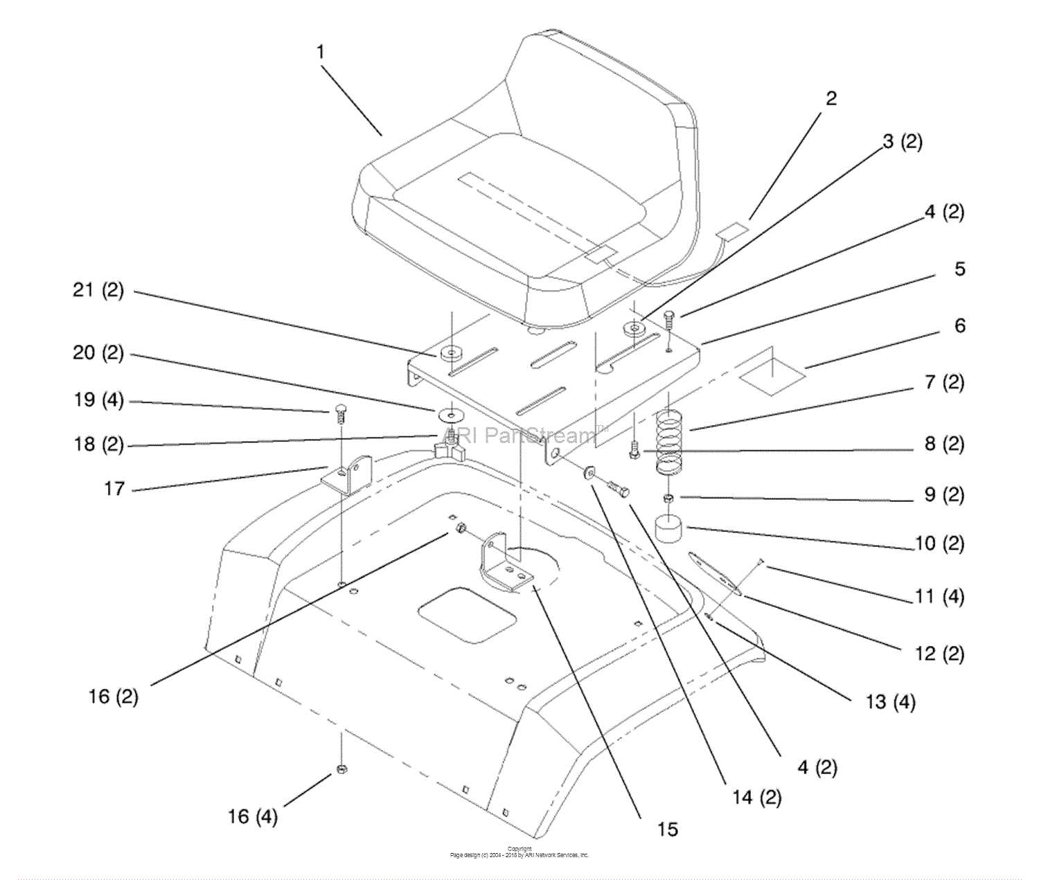 john deere 265 parts diagram