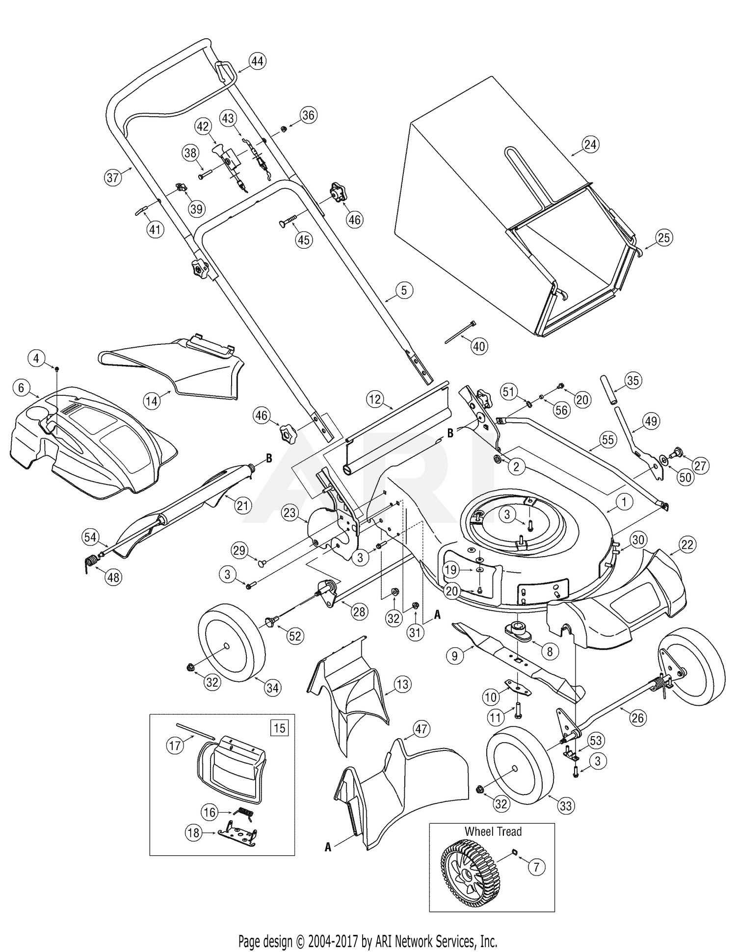 cub cadet steering parts diagram