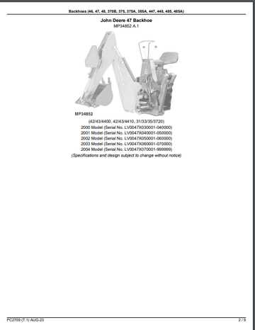 john deere 4500 parts diagram